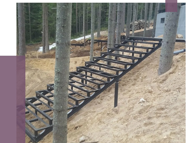 Монтаж металлических лестниц в Мелеузе от 13553 руб. 