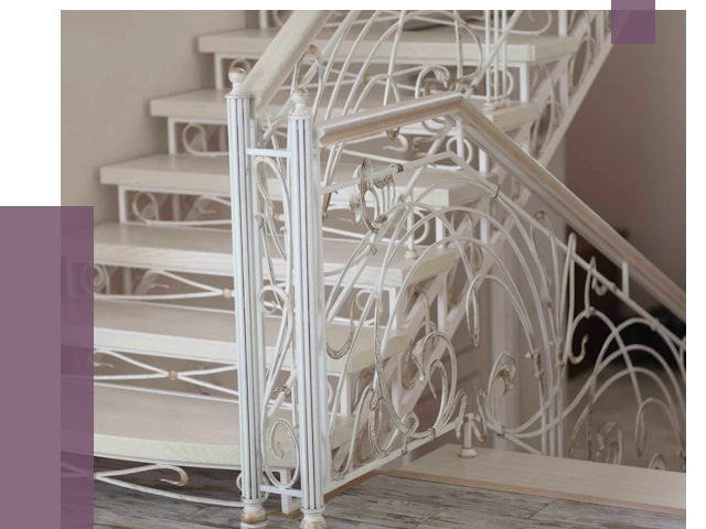 Изготовление кованых лестниц на заказ в Мелеузе от 86947 руб. | ПРОЛЁТ-Млз