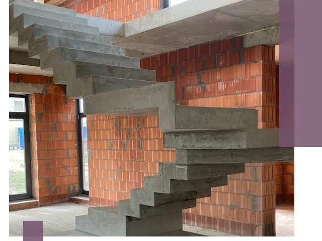 Изготовление бетонных лестниц под ключ в Мелеузе