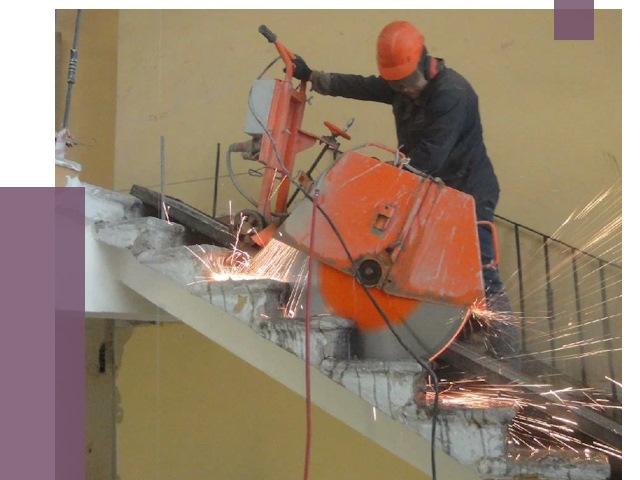 Демонтаж бетонных лестниц в Мелеузе от 4603 руб. за м2 | ПРОЛЁТ-Млз