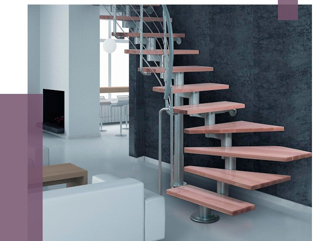 Модульные лестницы в Мелеузе от 16878 руб. — купить в ПРОЛЁТ-Млз