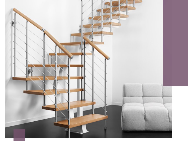Модульные лестницы под ключ в Мелеузе — монтаж и изготовление