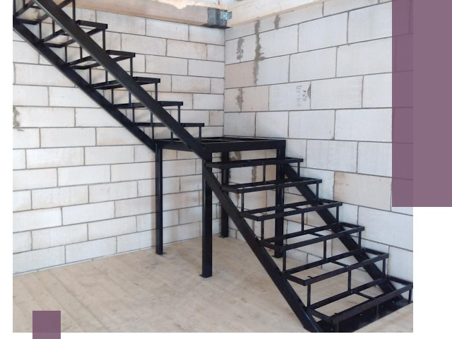 Лестницы на металлокаркасе под ключ в Мелеузе — изготовление и монтаж