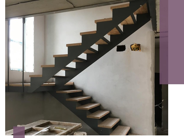 Изготовление лестниц на металлокаркасе в Мелеузе от производителя