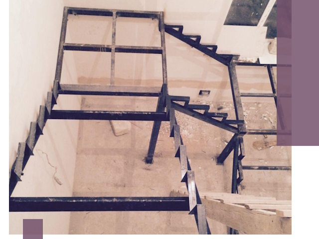 Монтаж лестниц на металлокаркасе в Мелеузе быстро и качественно