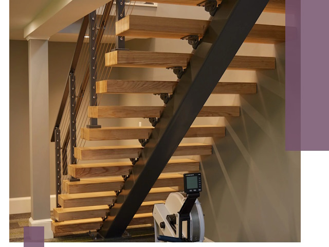 Лестницы на монокосоурах под ключ в Мелеузе - изготовление и монтаж