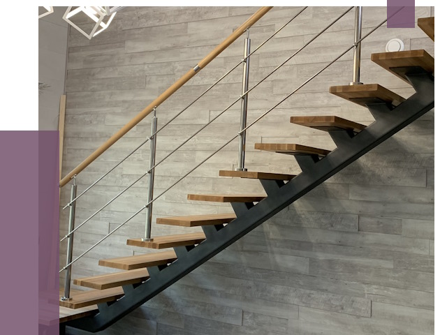 Изготовление лестниц на монокосоуре в Мелеузе от 76206 руб. 