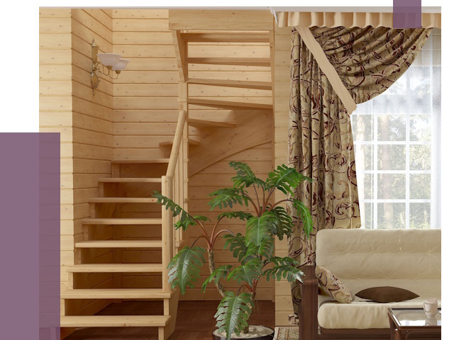 Лестницы для дачи в Мелеузе от 75950 руб.  | ПРОЛЁТ-Млз