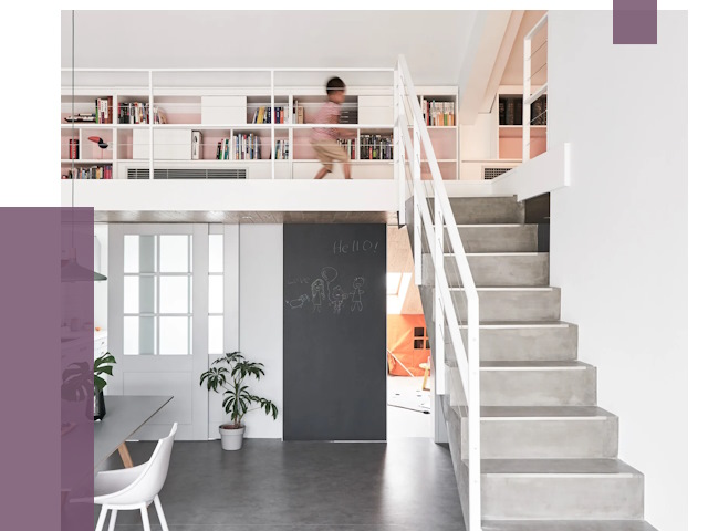 Лестницы для двухуровневой квартиры в Мелеузе от 176450 руб. | ПРОЛЁТ-Млз