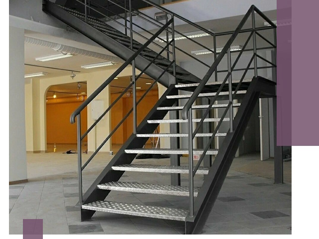Лестницы для офиса в Мелеузе: изготовление, монтаж, демонтаж