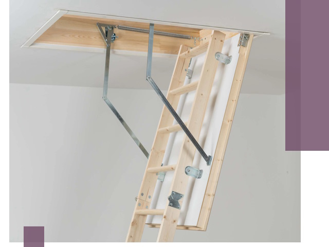 Установка чердачной лестницы под ключ в Мелеузе