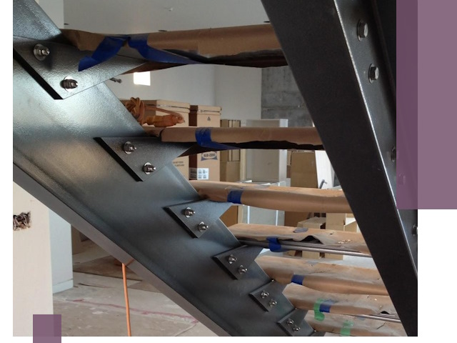 Усиление лестничных конструкций и усиление опор в Мелеузе