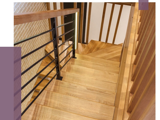 Лестницы из ясеня в Мелеузе под ключ от 10024 руб. 