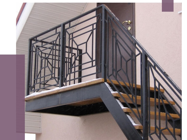 Металлические перила в Мелеузе от 4296 руб.  | ПРОЛЁТ-Млз