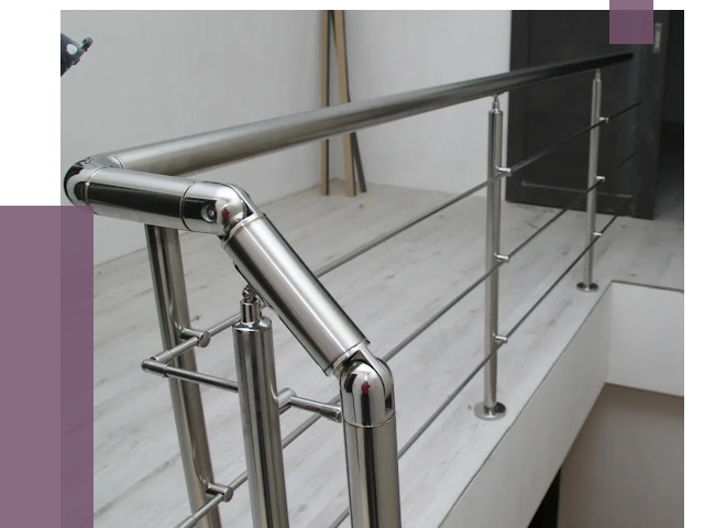 Перила из нержавеющей стали в Мелеузе от 9002 руб. под ключ | ПРОЛЁТ-Млз