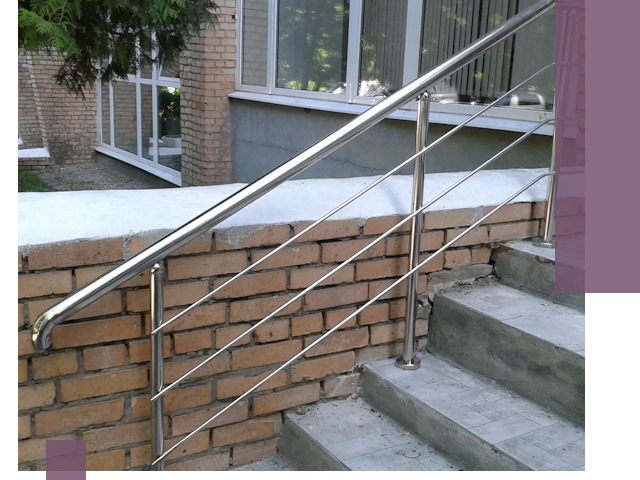 Перила из нержавеющей стали высокого качества в Мелеузе