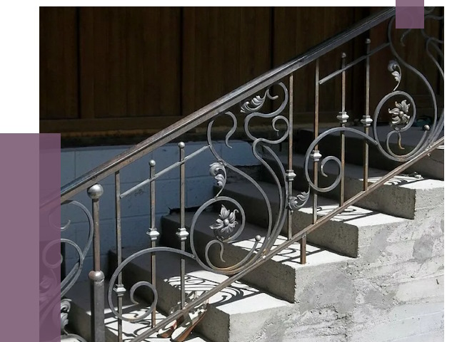 Кованые перила в Мелеузе от 8695 руб. под ключ — качество от ПРОЛЁТ-Млз