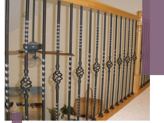 Изготовление и монтаж кованных перил в Мелеузе под ключ