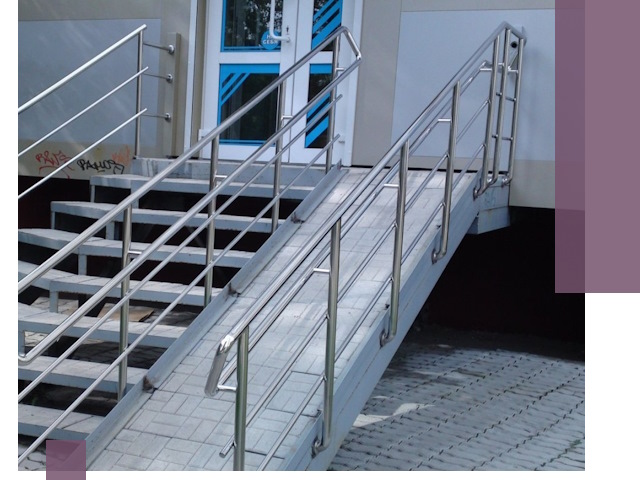 Пандус на крыльцо под ключ в Мелеузе: монтаж и изготовление