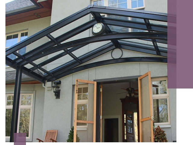 Изготовление и монтаж навесов и козырьков в Мелеузе