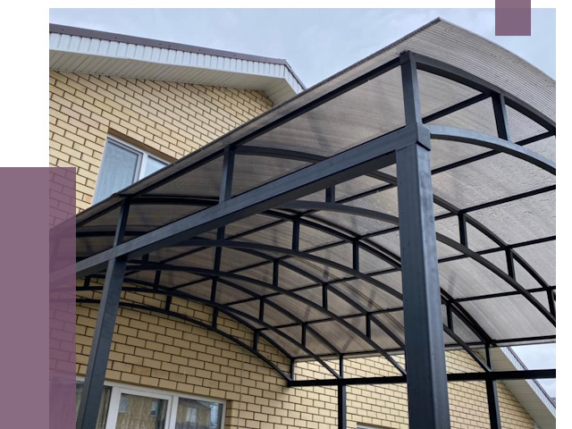 Монтаж козырьков в Мелеузе от 11508 руб. | ПРОЛЁТ-Млз