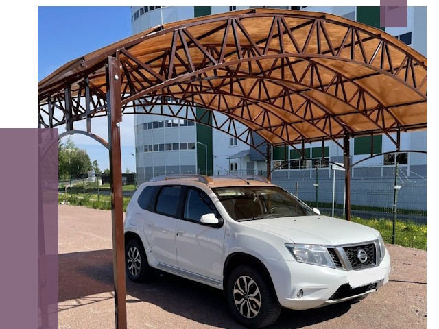 Недорогие навесы в Мелеузе от 42962 руб.  | ПРОЛЁТ-Млз