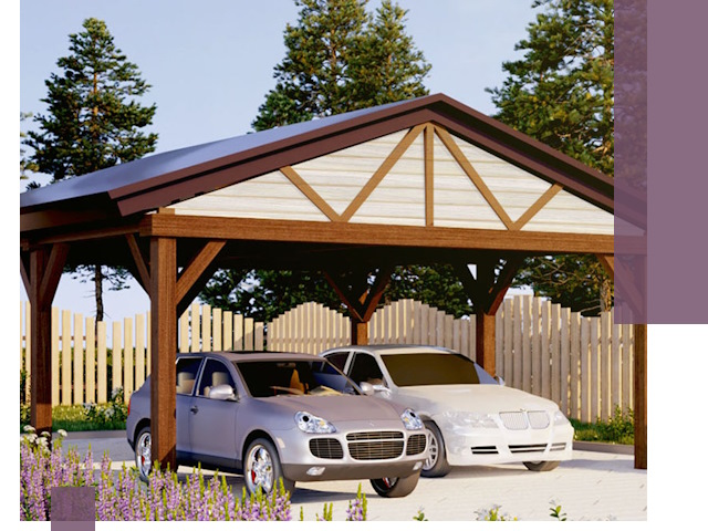 Навесы для автомобиля в Мелеузе — изготовление и монтаж