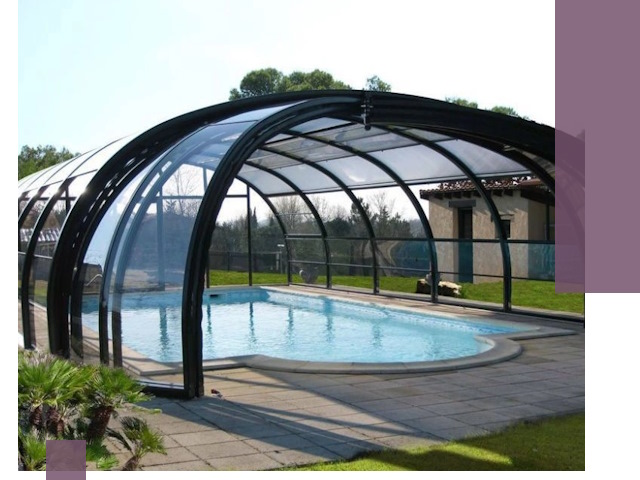 Навесы для бассейна в Мелеузе: изготовление и монтаж под ключ