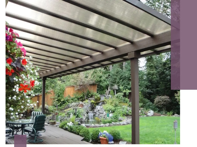 Навесы из поликарбоната под ключ в Мелеузе быстро и надёжно