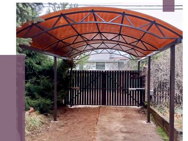 Арочные навесы в Мелеузе от 12735 руб. — изготовление и монтаж | ПРОЛЁТ-Млз