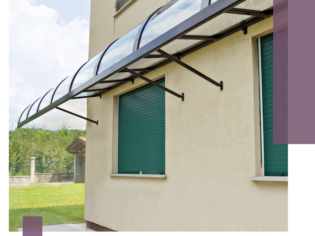 Козырьки над окнами в Мелеузе — изготовление и монтаж по выгоде