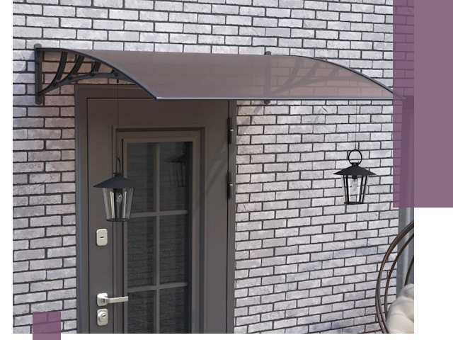 Недорогие козырьки и навесы под ключ в Мелеузе