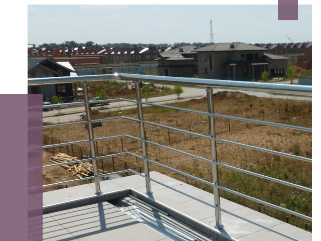 Парапеты из нержавеющей стали в Мелеузе от 7979 руб. за м² | ПРОЛЁТ-Млз