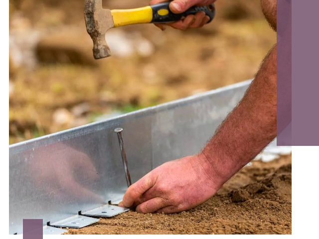 Монтаж металлических бордюров в Мелеузе быстро и качественно