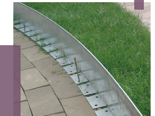 Металлические бордюры для тротуаров в Мелеузе от 8695 руб.