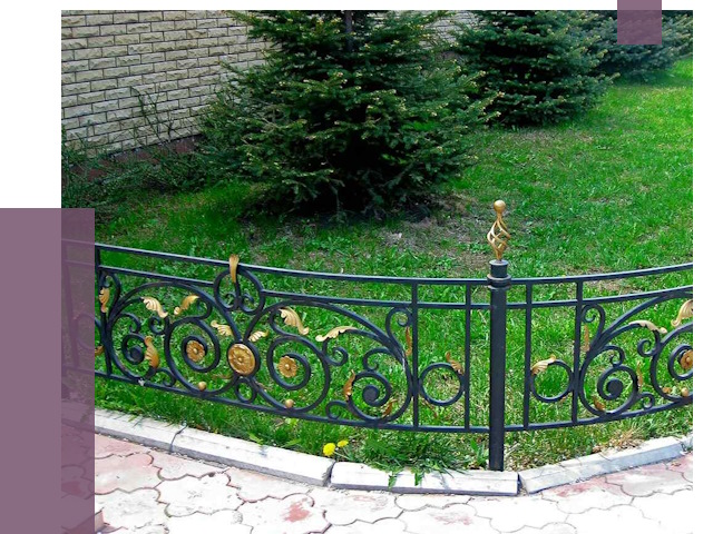 Кованые газонные ограждения в Мелеузе от 7621 руб. — ПРОЛЁТ-Млз